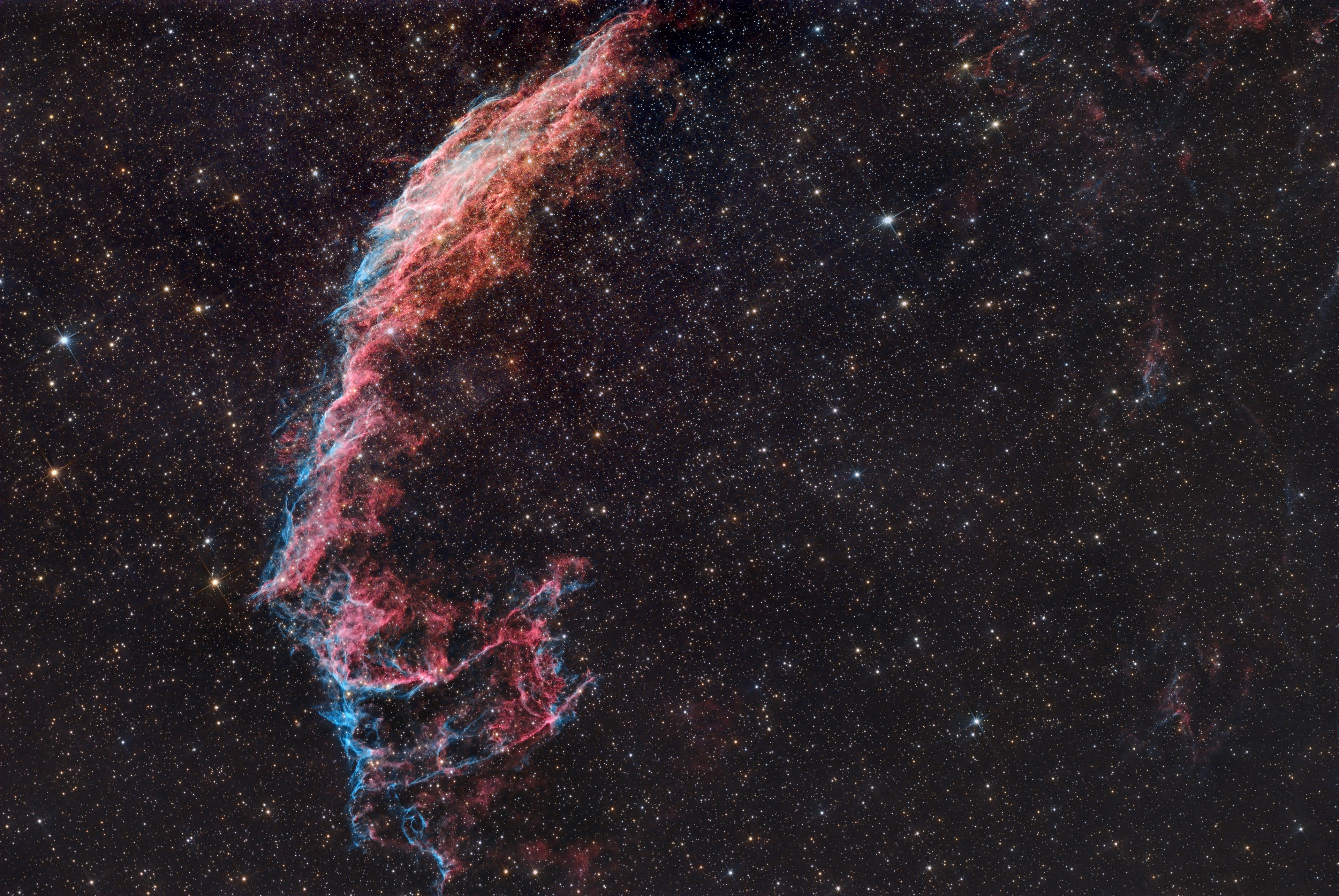 NGC-6995 Cirrus Nebel