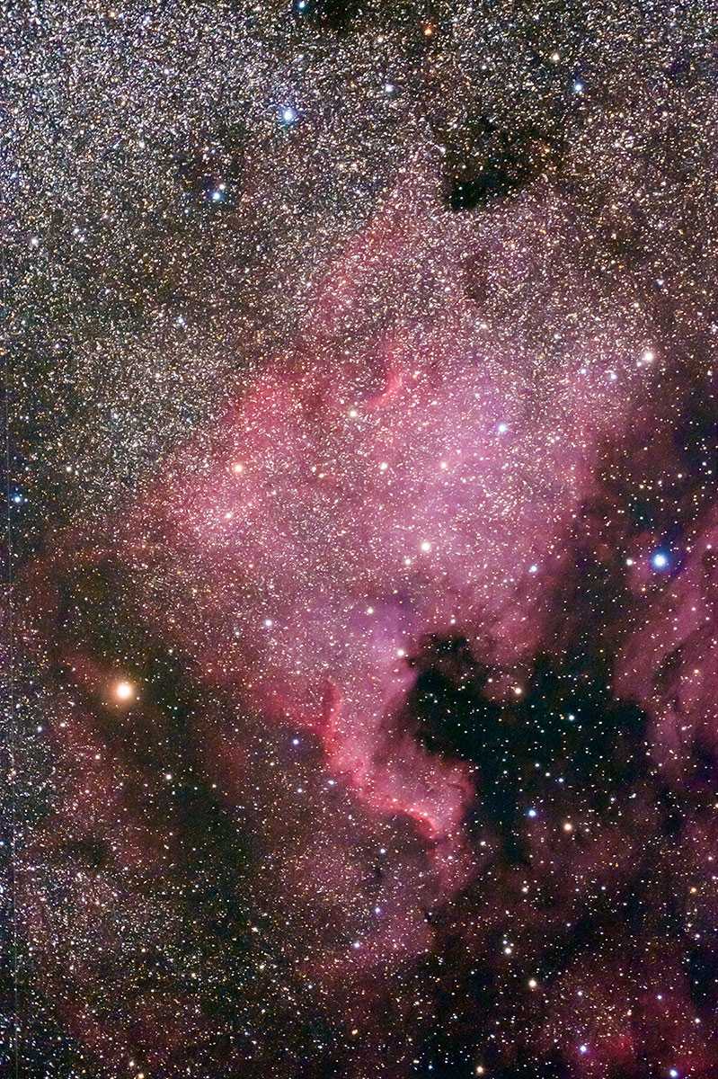 NGC 7000 Nordamerikanebel 1. Versuch