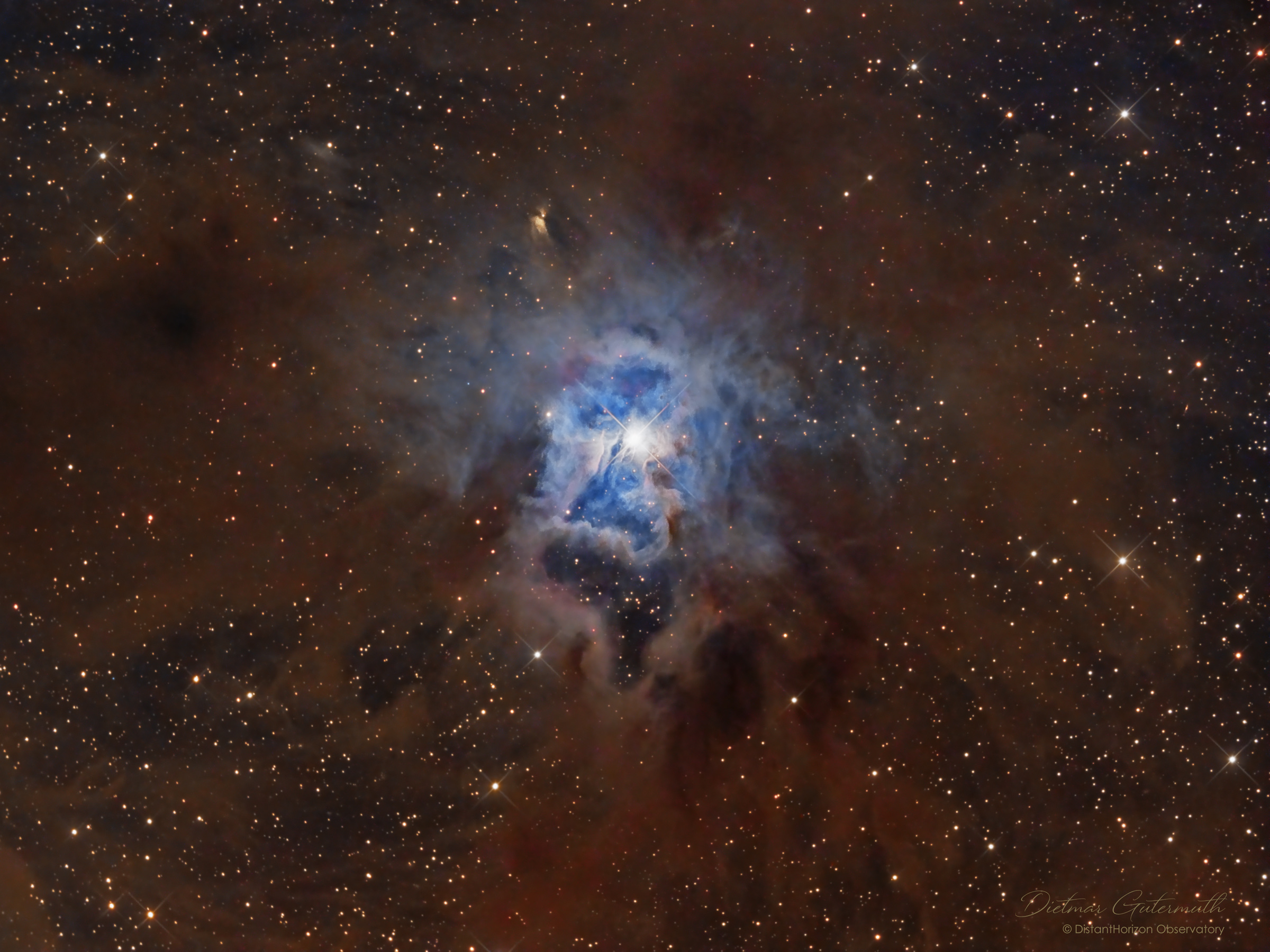 NGC 7023 und der Irisnebel mit dem NCT300