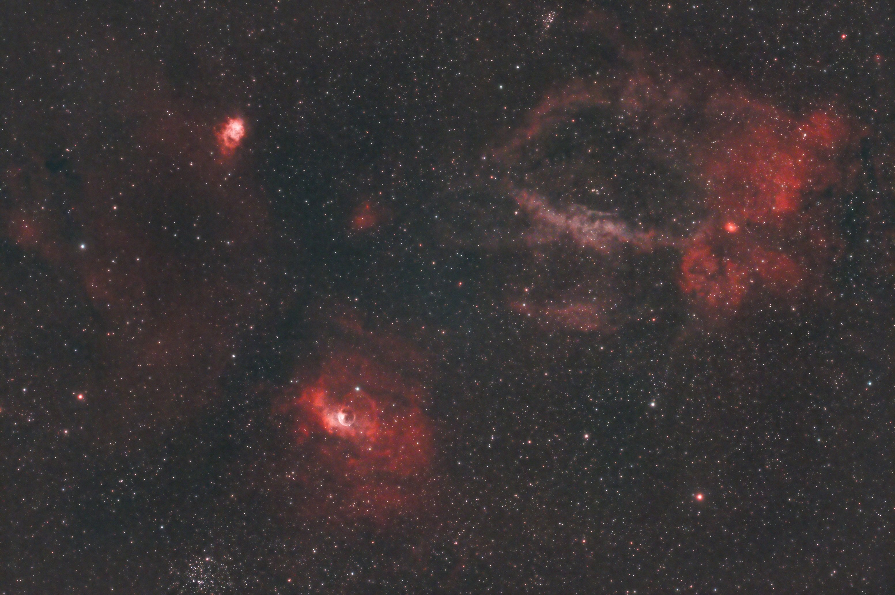 NGC 7635 bearbeitet mit PIXASTRO