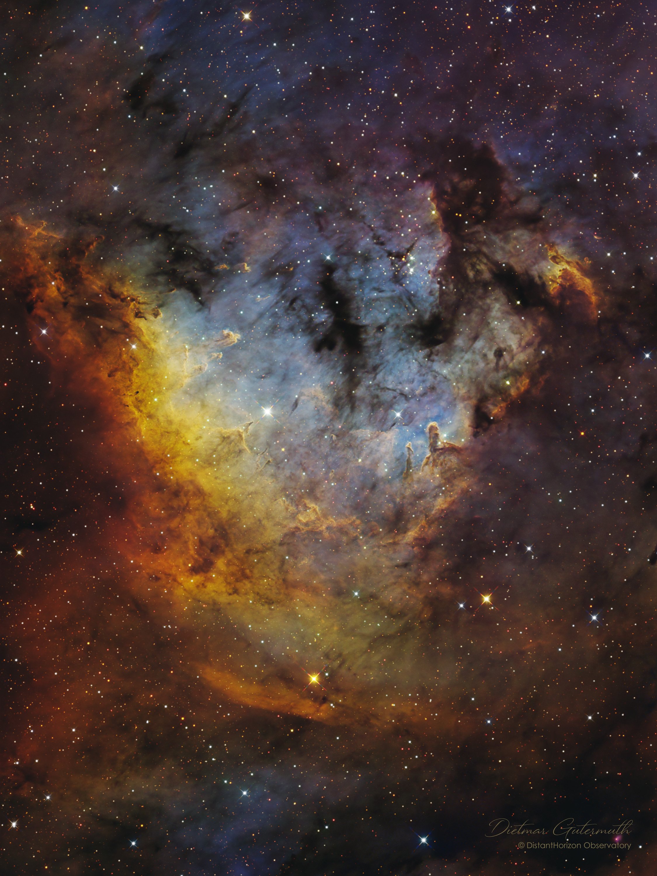 NGC 7822, mit meiner Lichtenknecker Flatfieldcamera
