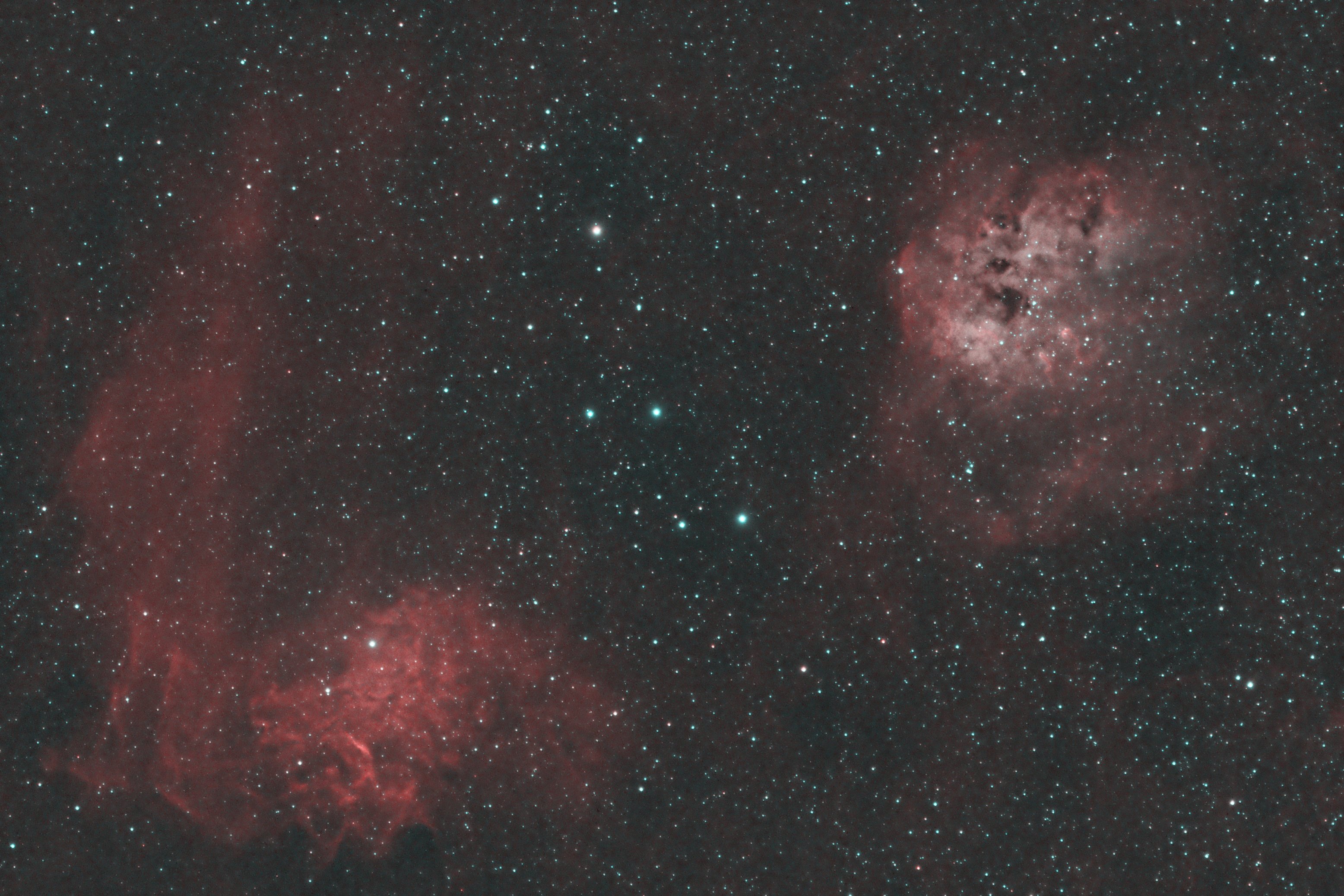 NGC1893 10x300 Sekunden bei GAIN0 -10c mit Optolong L-Ultimate und bearbeitet mit "PIXASTRO"
