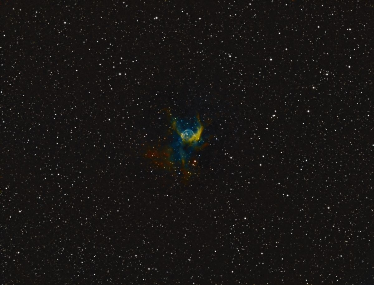 NGC2359 - Entennebel in Ha und OIII