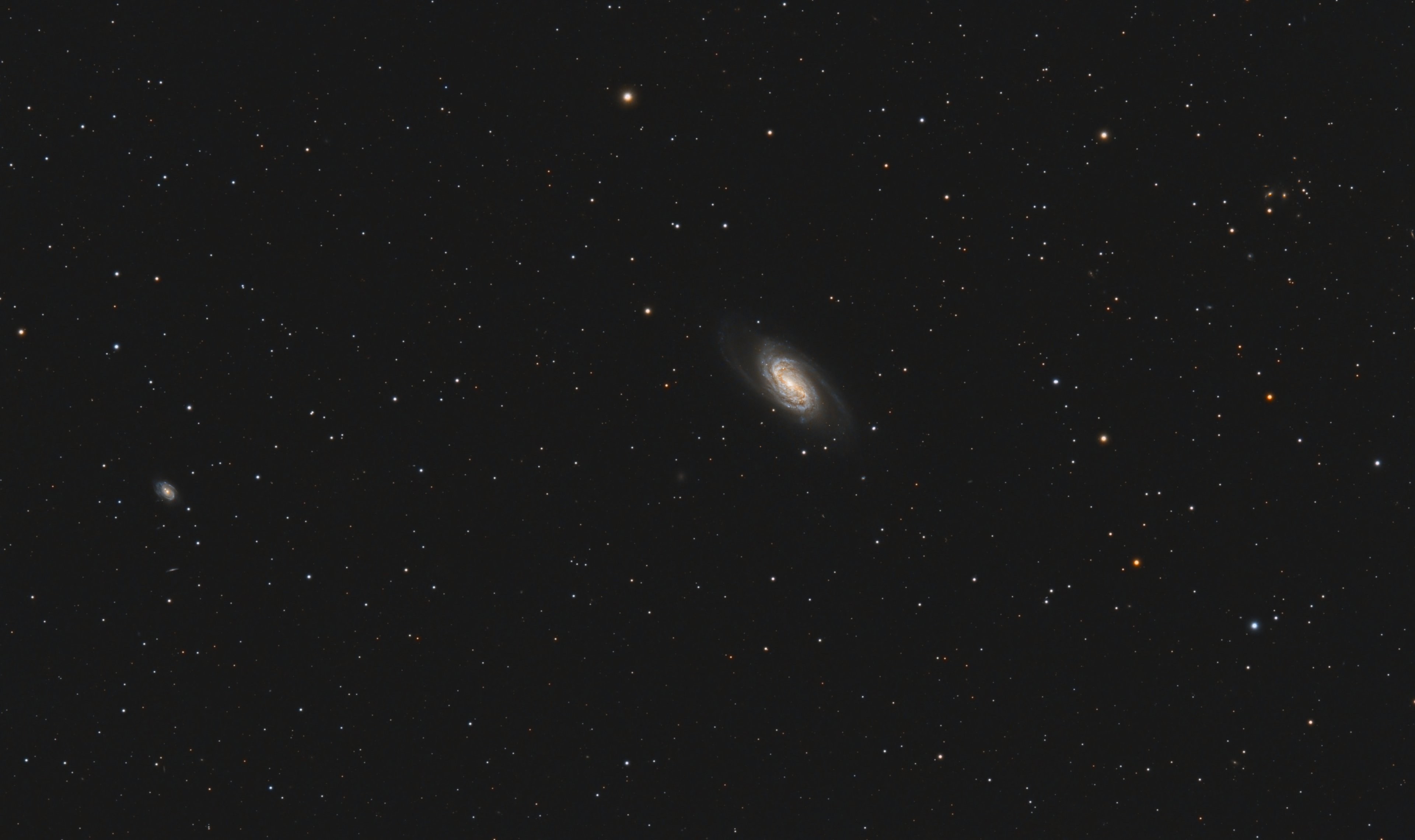 NGC2903 mit NGC 2916 und einer kleinen PGC Gruppe