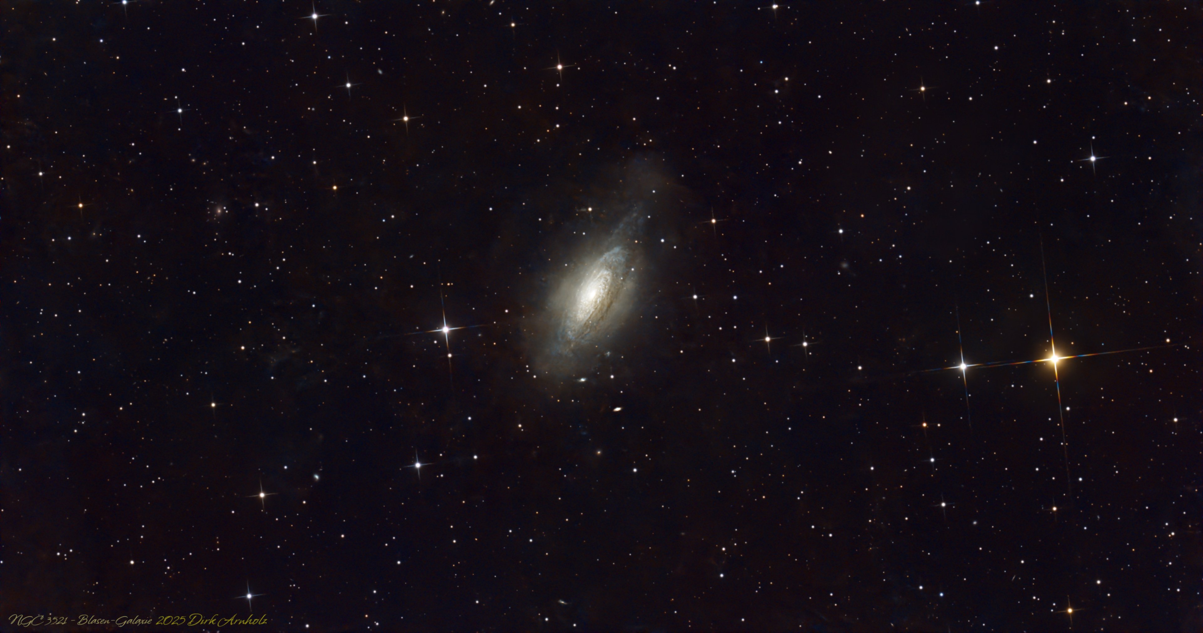 ngc3521 Blasen Galaxie Crop