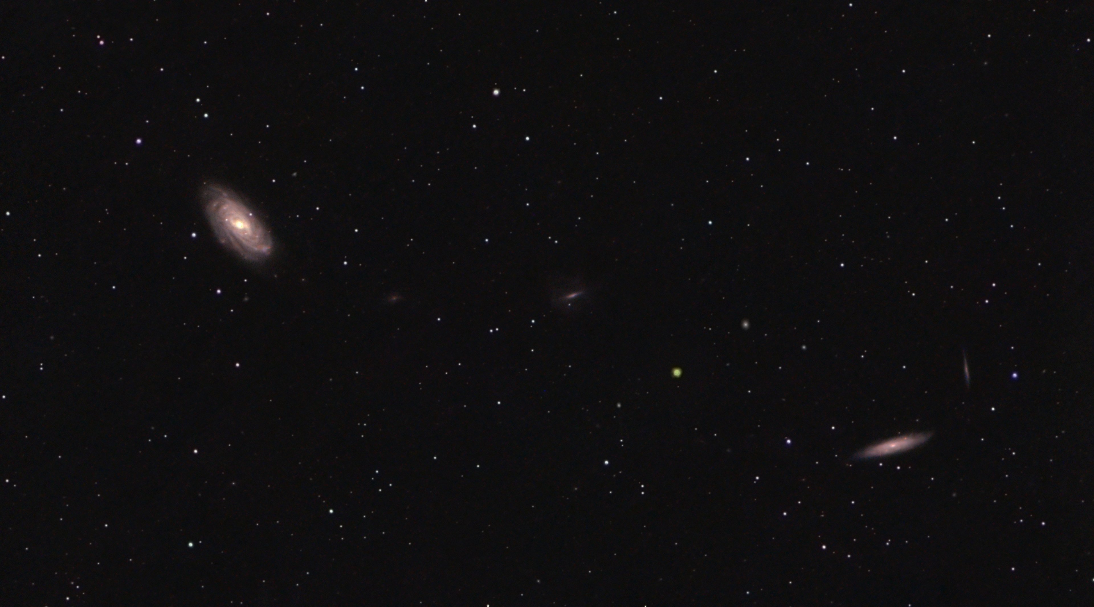NGC3953, NGC3917 und weitere Galaxien