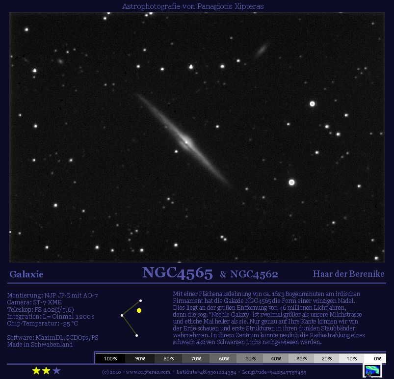 NGC4565 - Die Nadelgalaxie