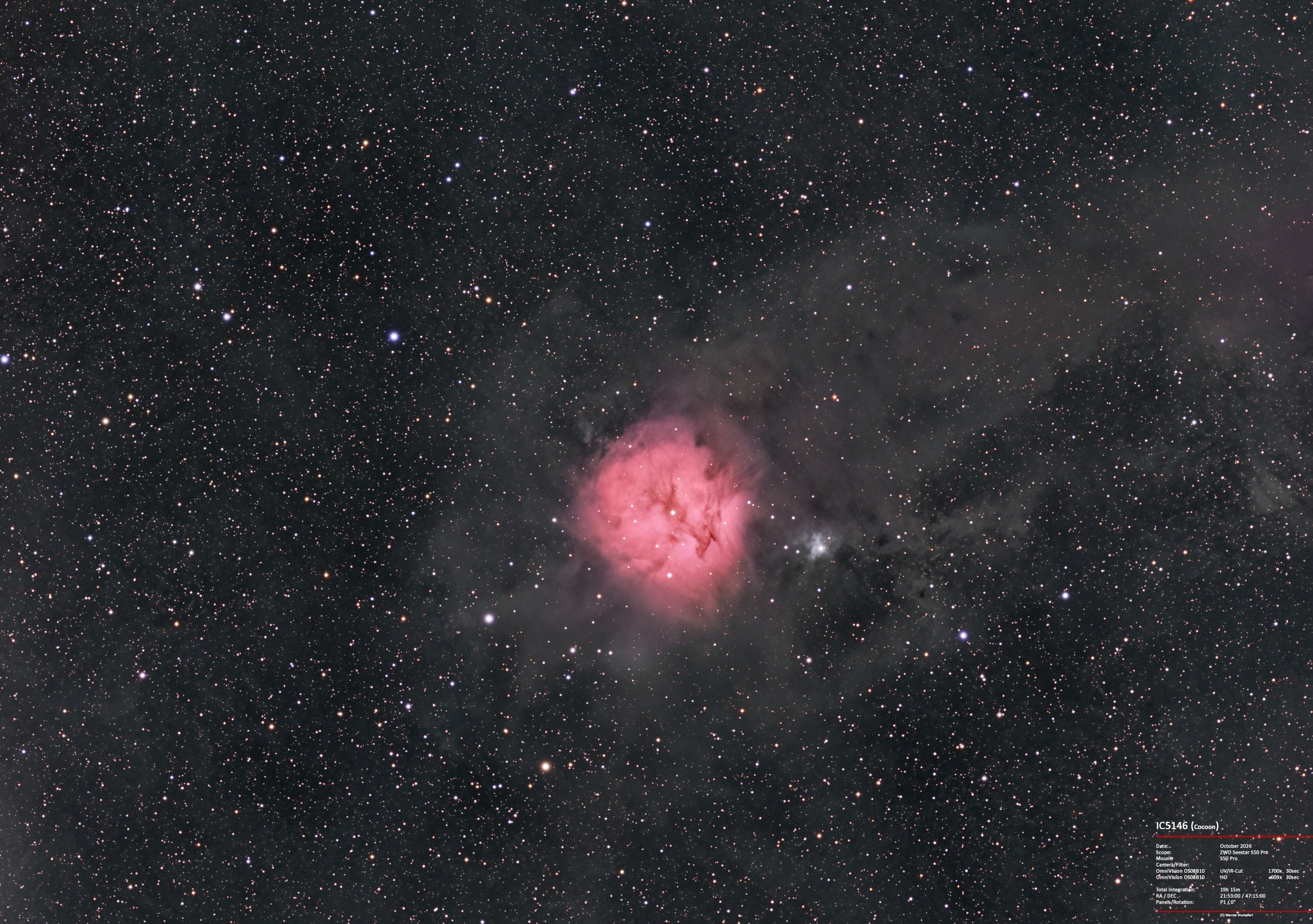 NGC5146 mit Seestar S50 Pro