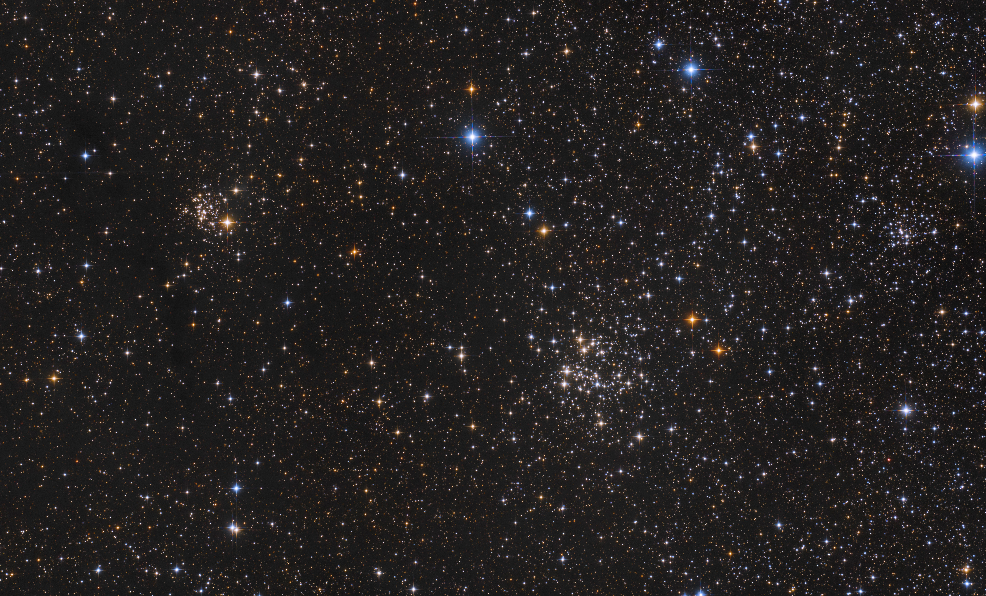 NGC654, NGC663, NGC659