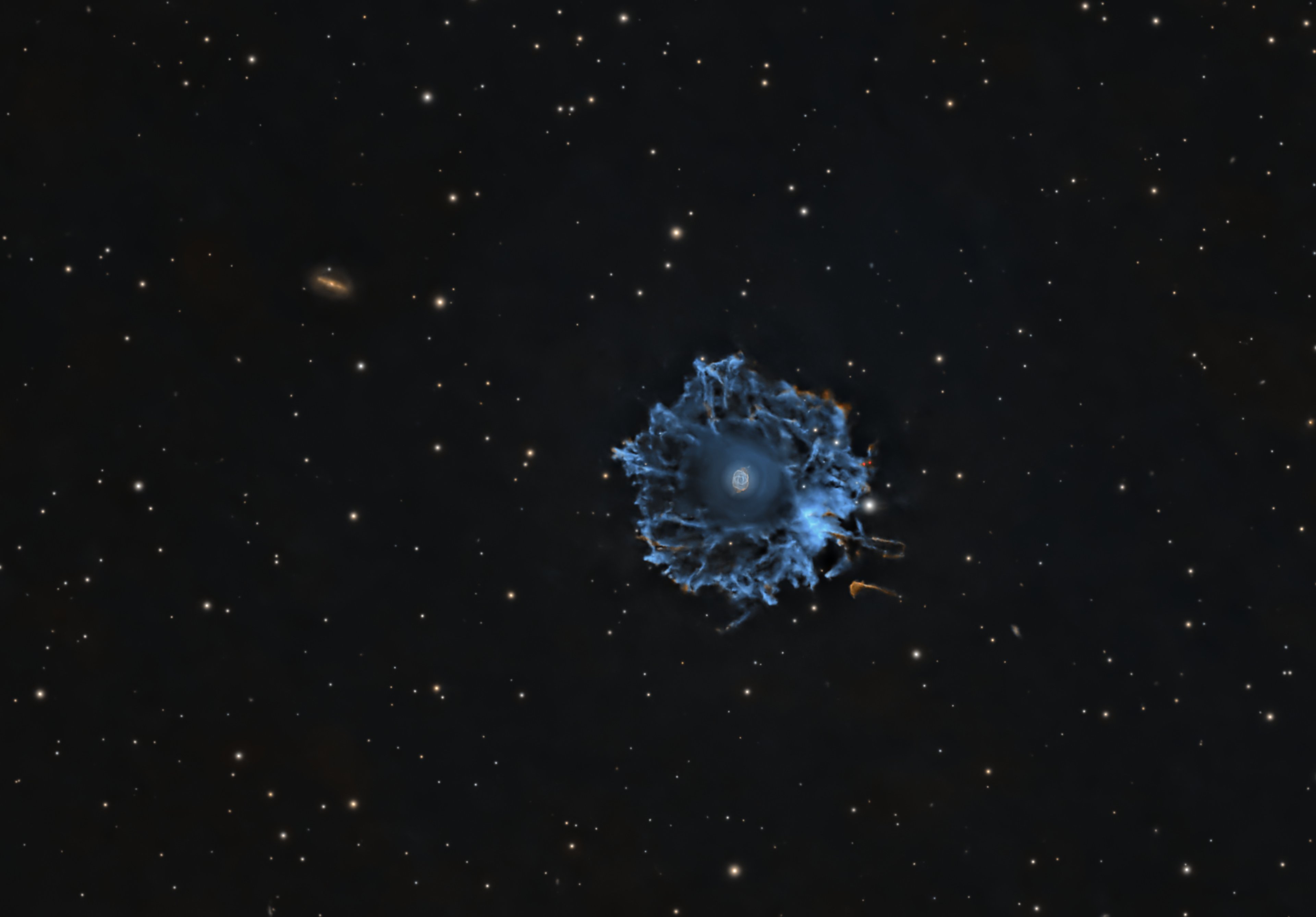 NGC6543 - Katzenaugennebel in HOO