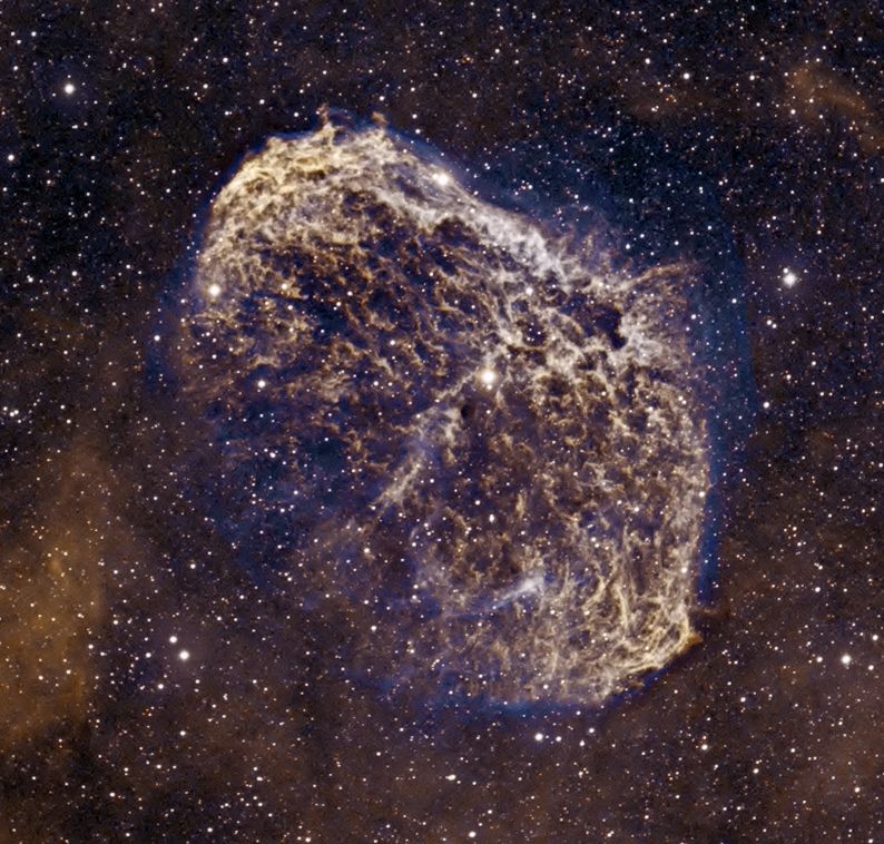 NGC6888 in Bicolor