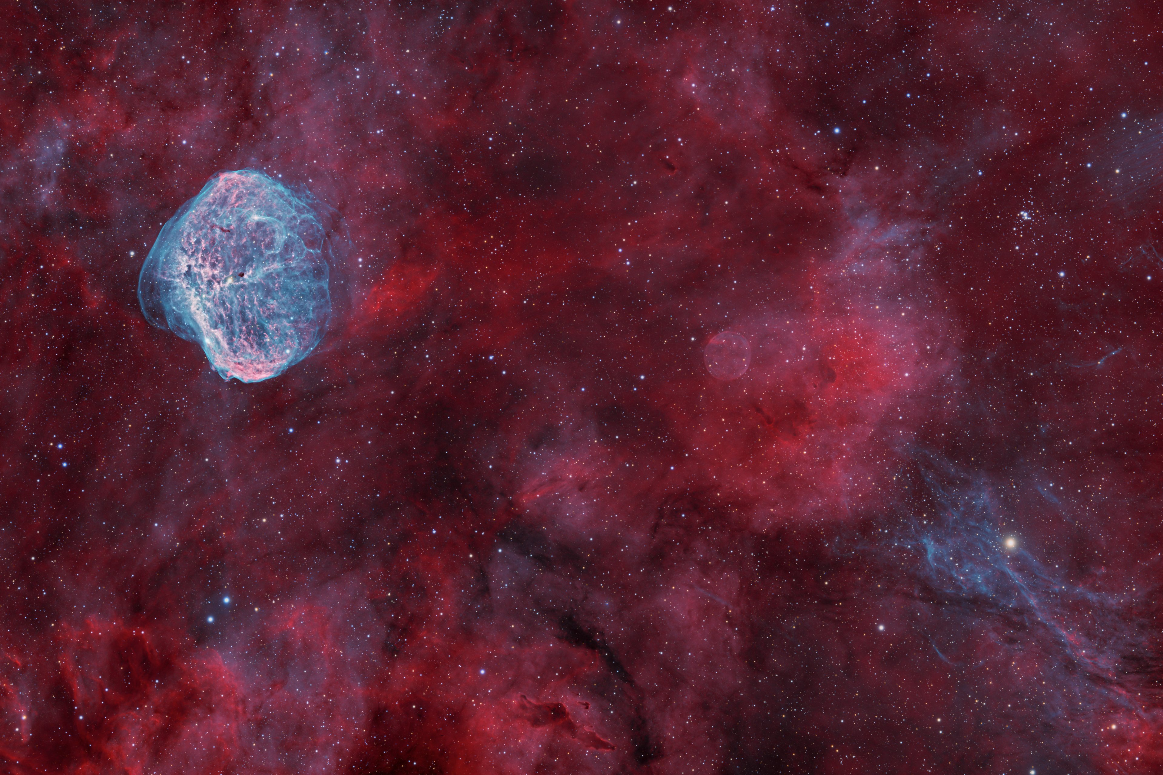 NGC6888 + Soap Bubble