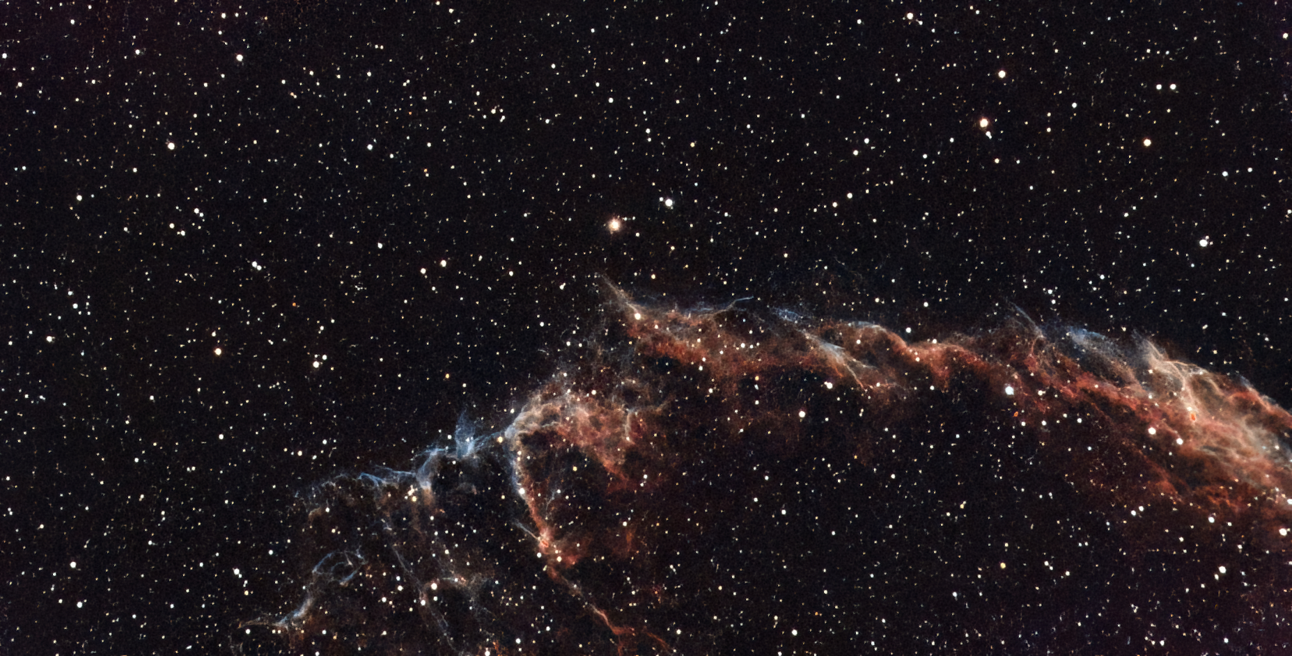 NGC6995 / Cirrus-Nebel (Seestar sub-frame stacking feature)