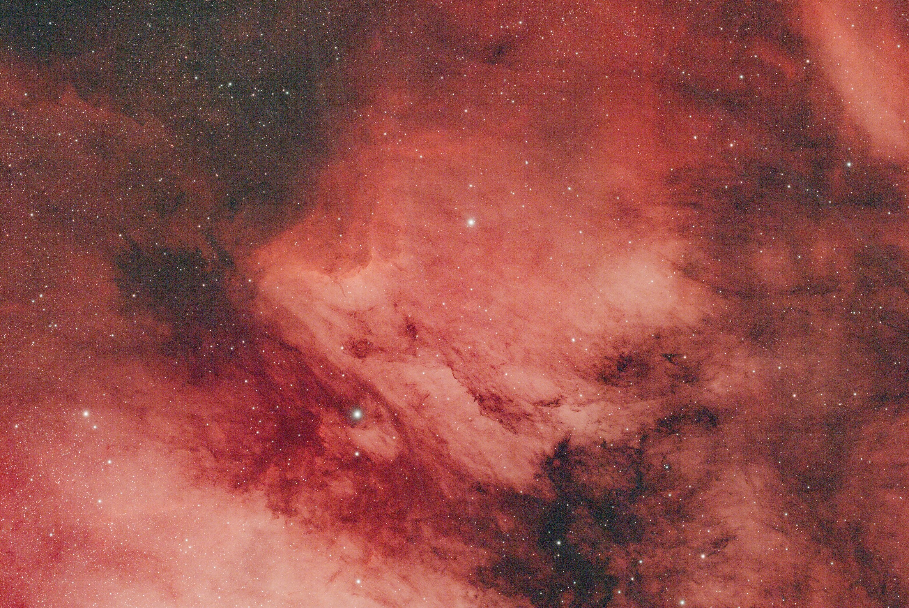 NGC7000 11x300 Sekunden Gain0 -10c L-Ultimate Filter