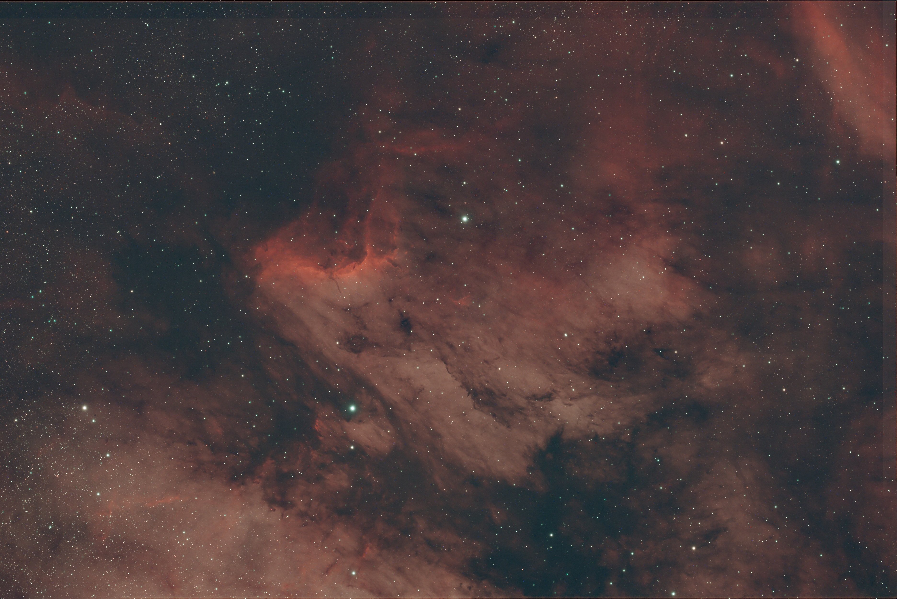 NGC7000 bearbeitet mit APP & ASTROWIZARD
