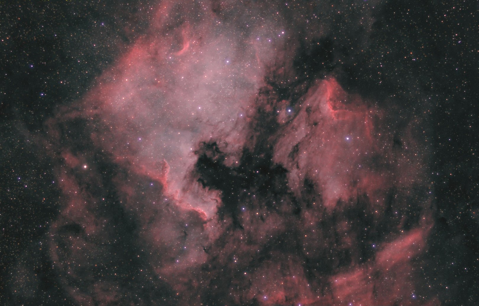NGC7000 Nordamerikanebel mit 55mm Objektiv
