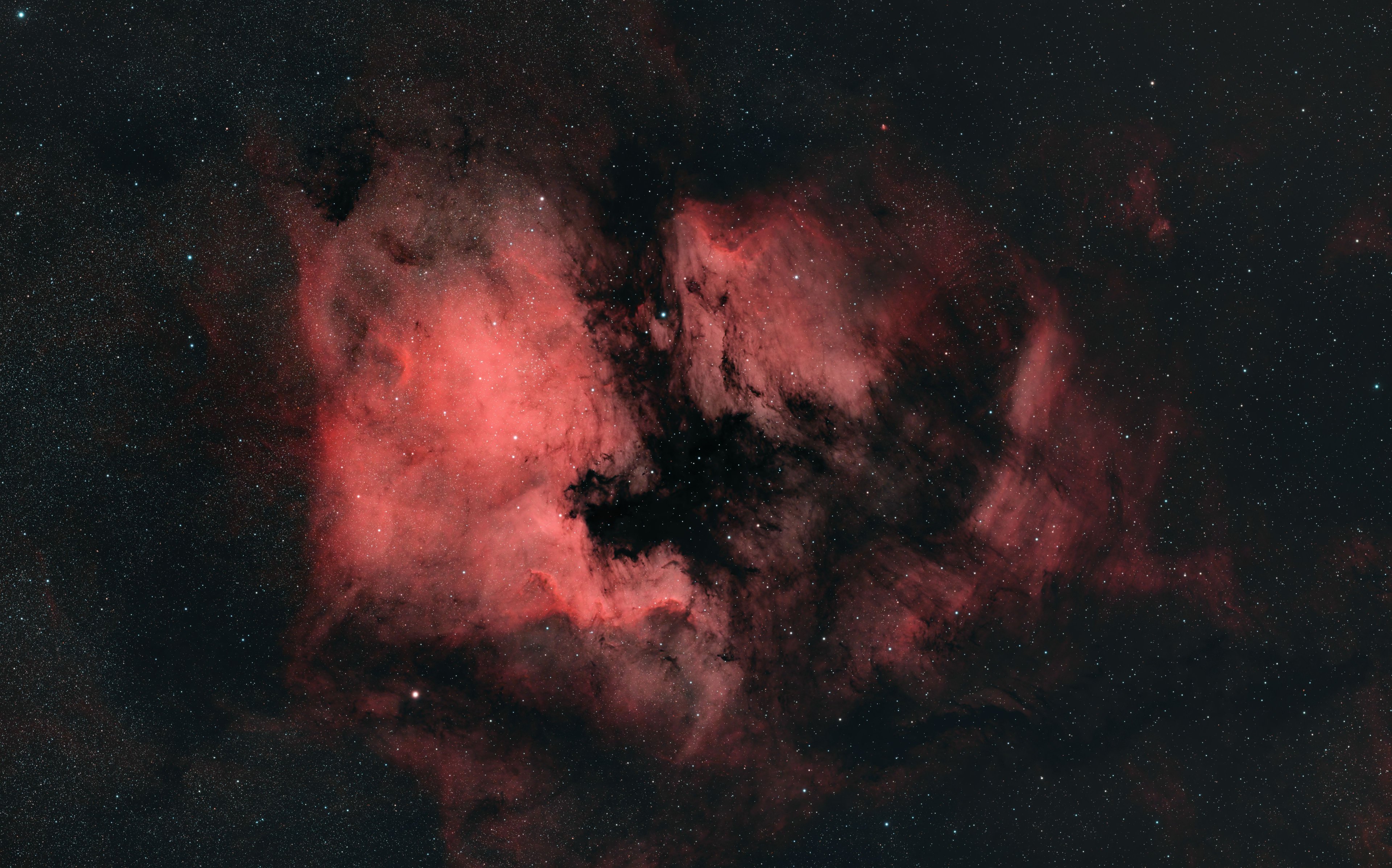 NGC7000 u. IC5070 klassische Bearbeitung