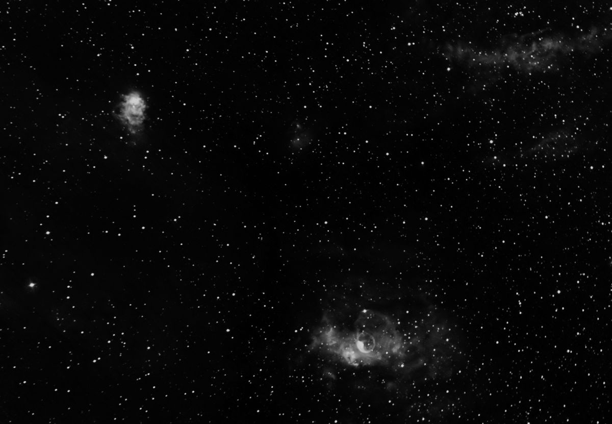 NGC7635 in H-Alpha vom 15.10.2011