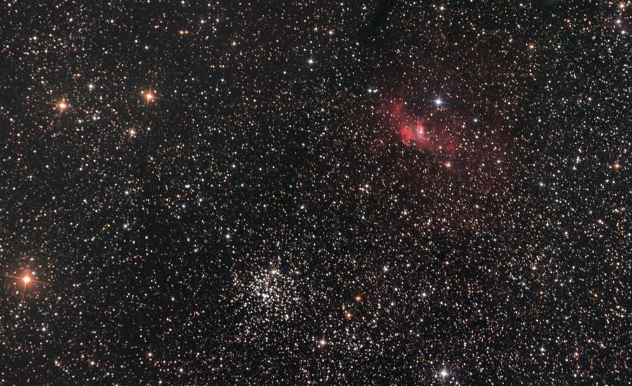 NGC7635 + M52 vom 21.10.2011