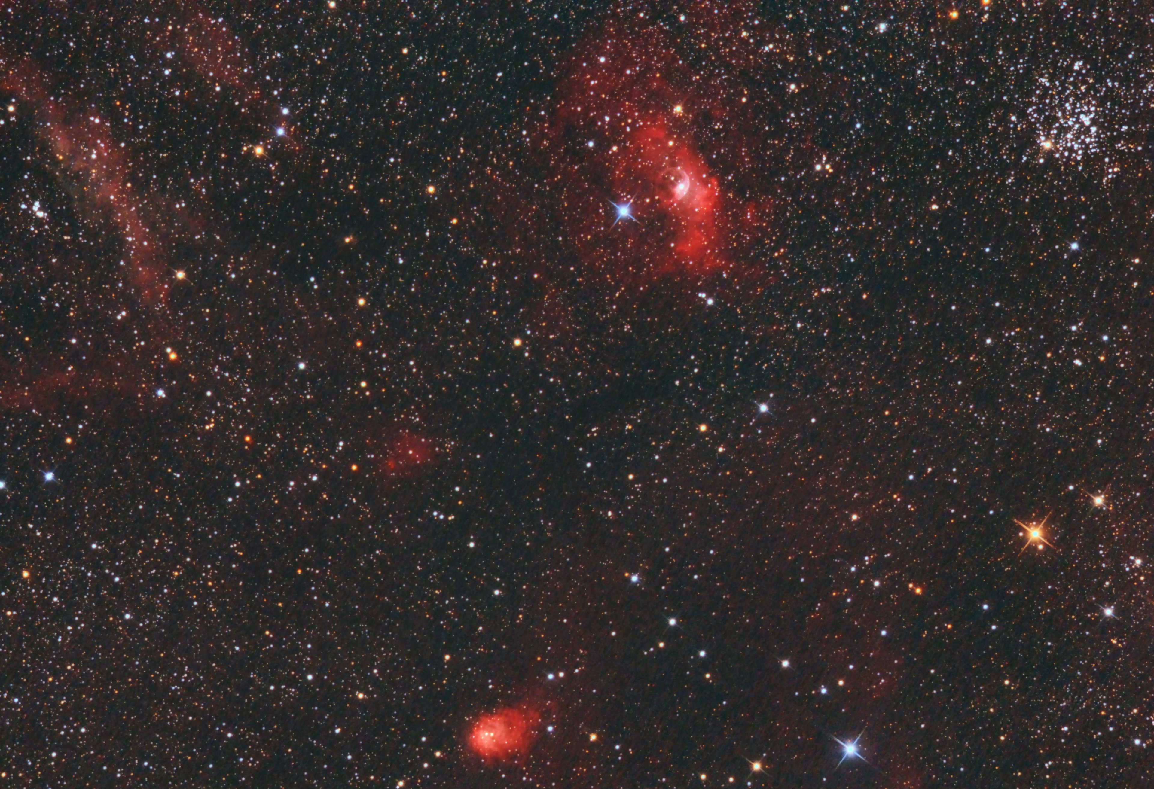 NGC7635, M52