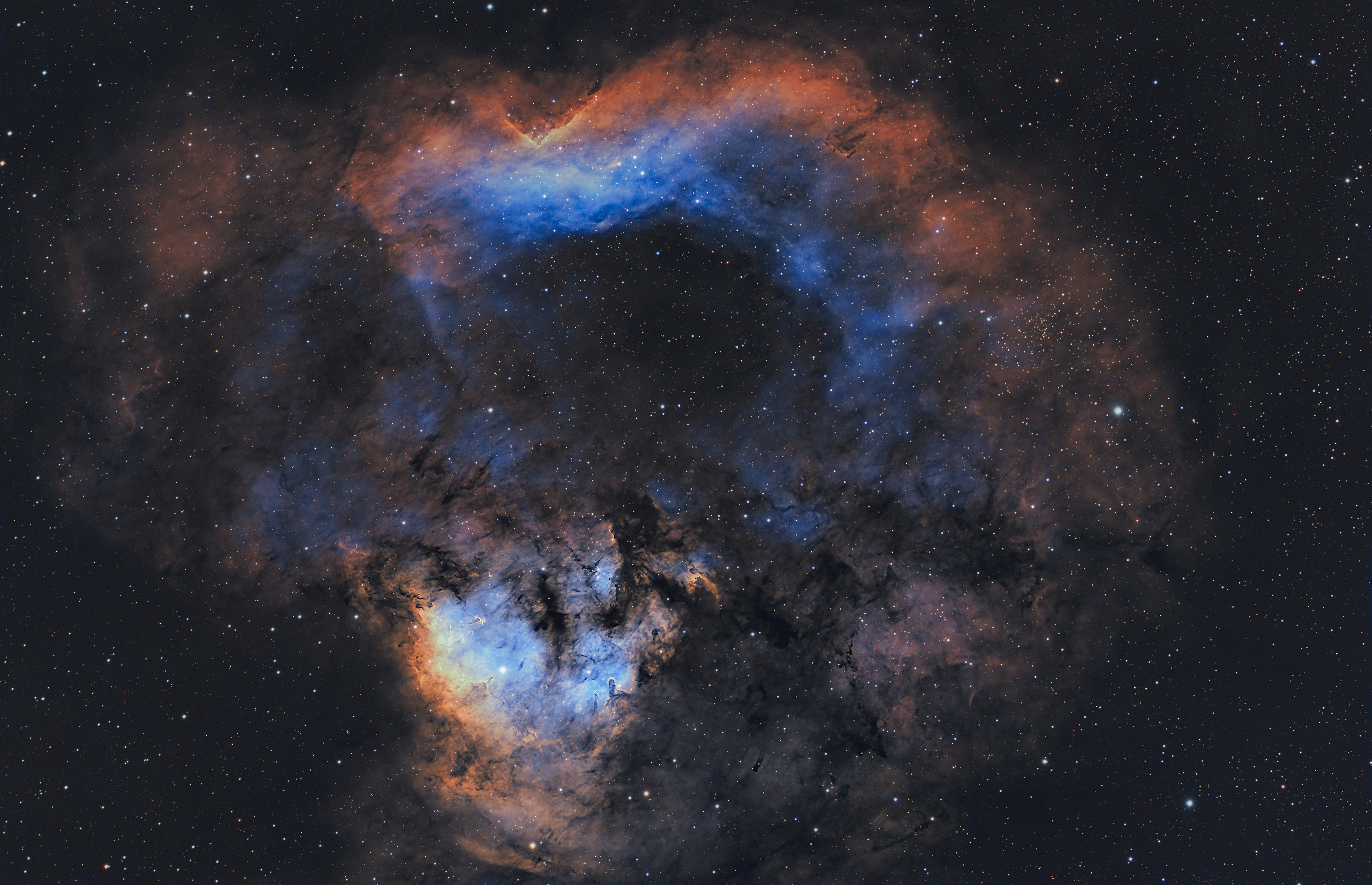 NGC7822 in SHO aus Stuttgart