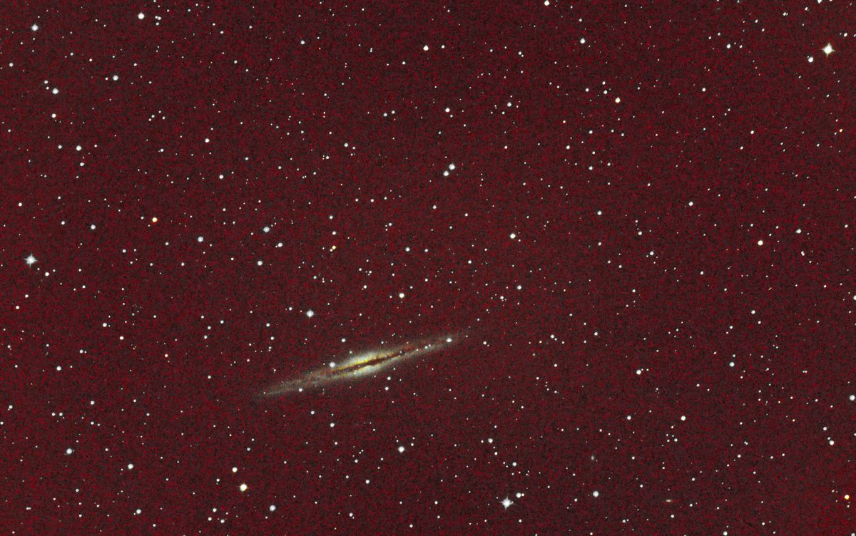 NGC891 Zum ersten Mal Langzeitbelelichtungen