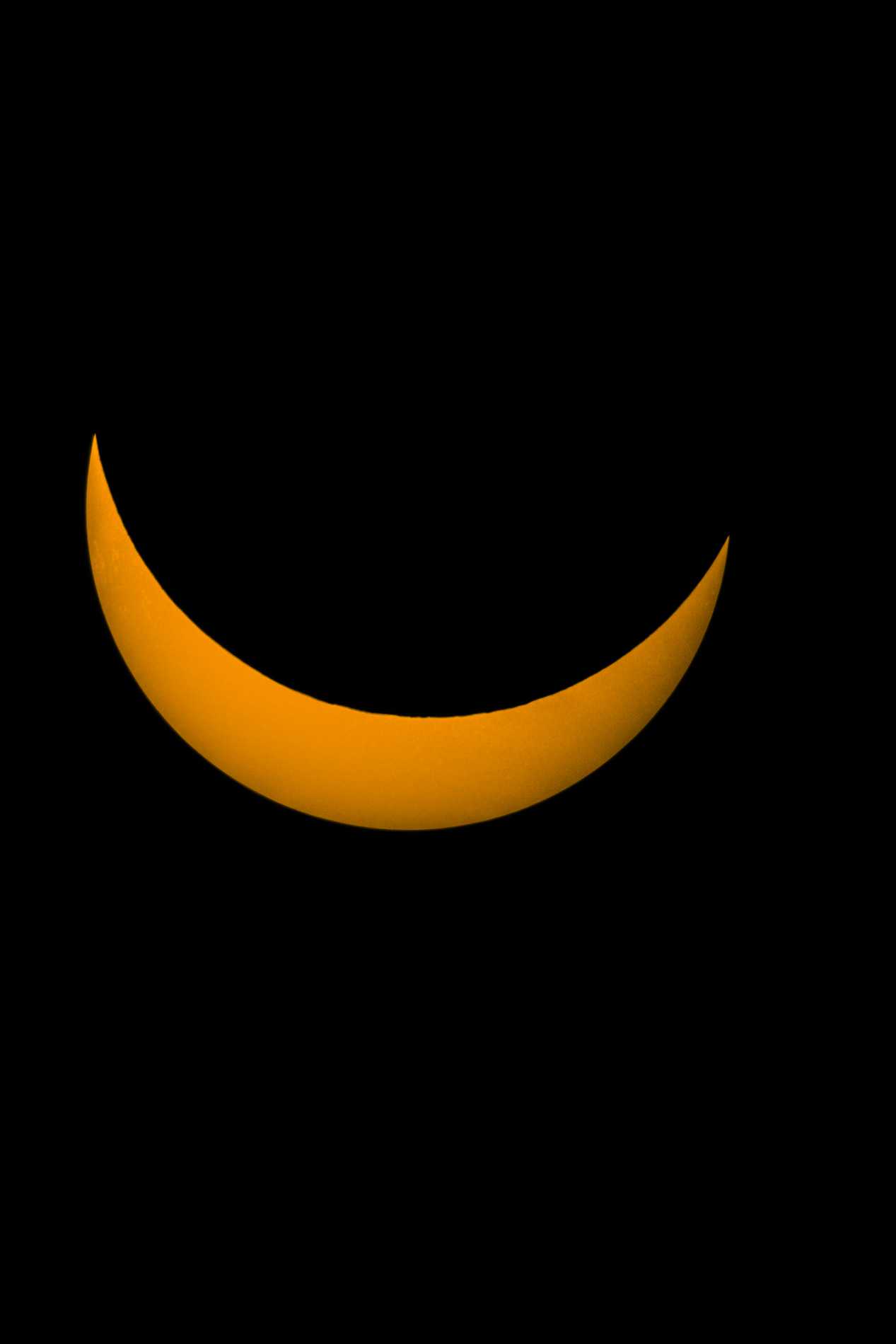 Norddeutsche Sonnenfinsternis mit Animation