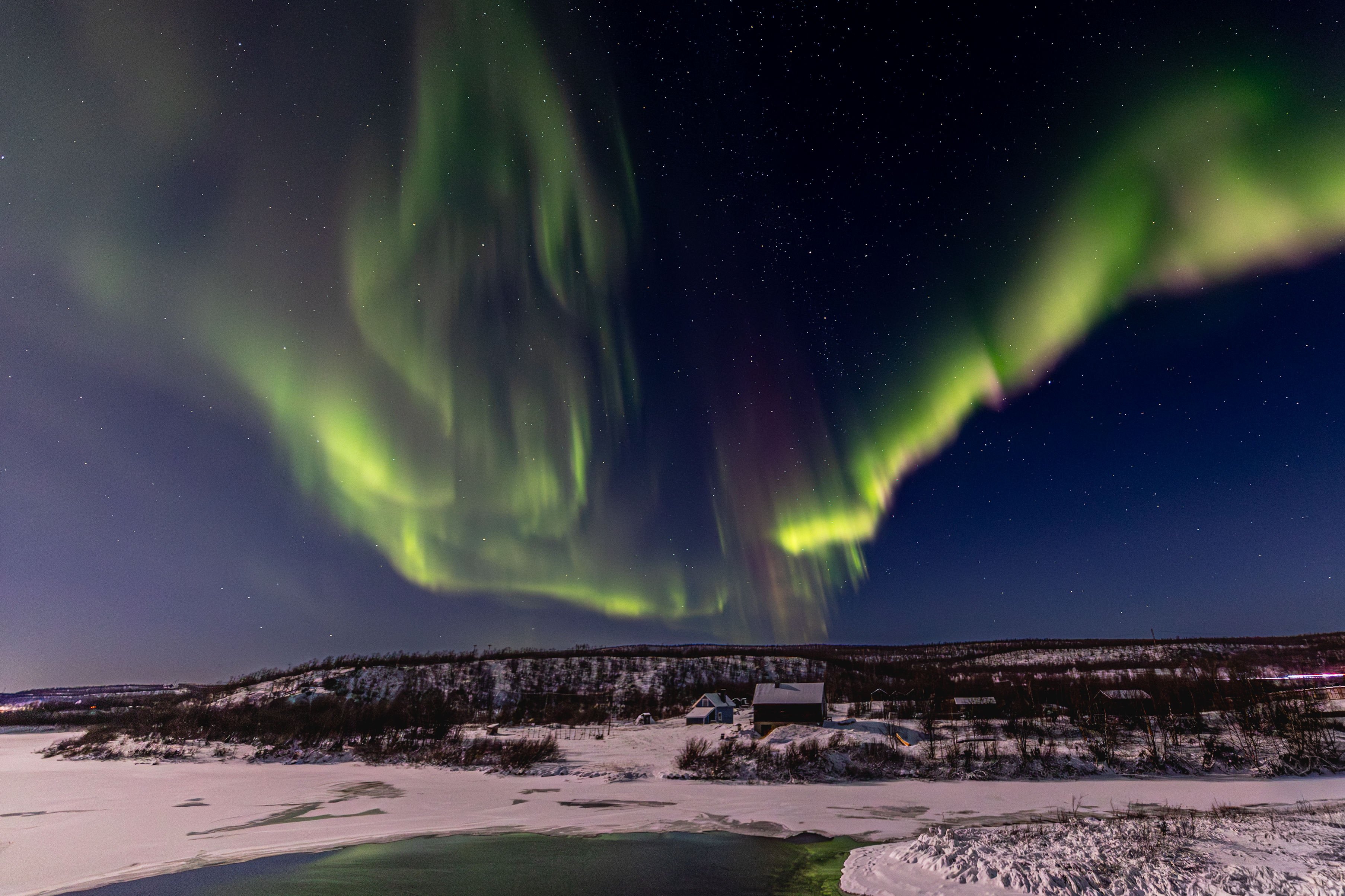 Nordlicht in Nordnorwegen
