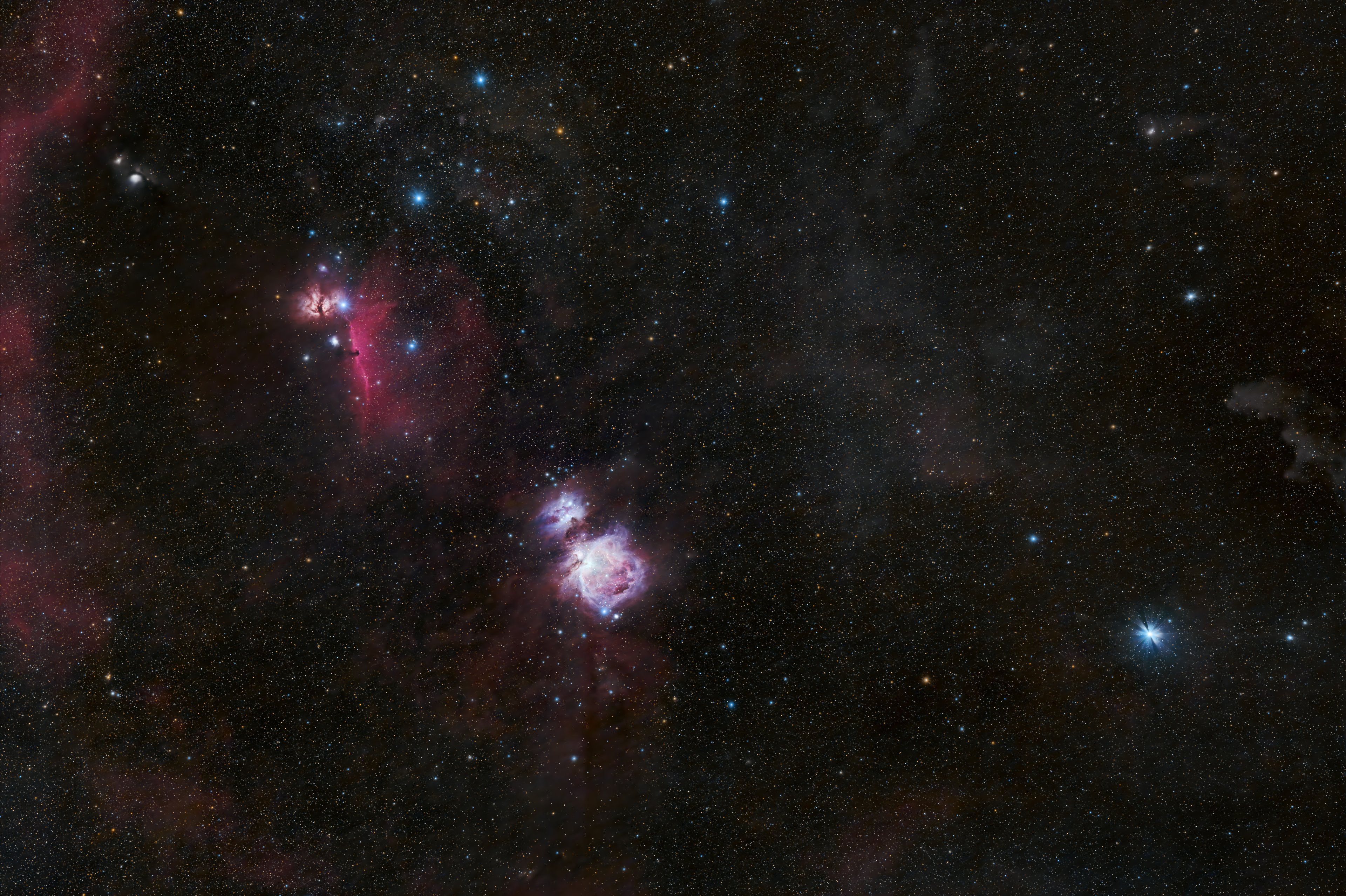 Orion über der Wiener Hütte