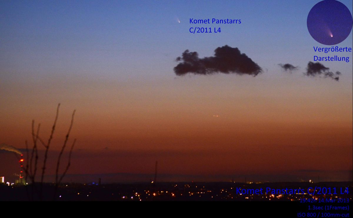 Panstarrs über Bottrop