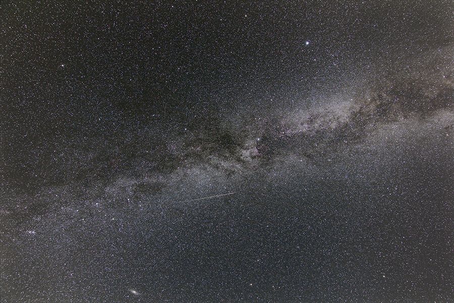 Perseid vor der Milchstraße