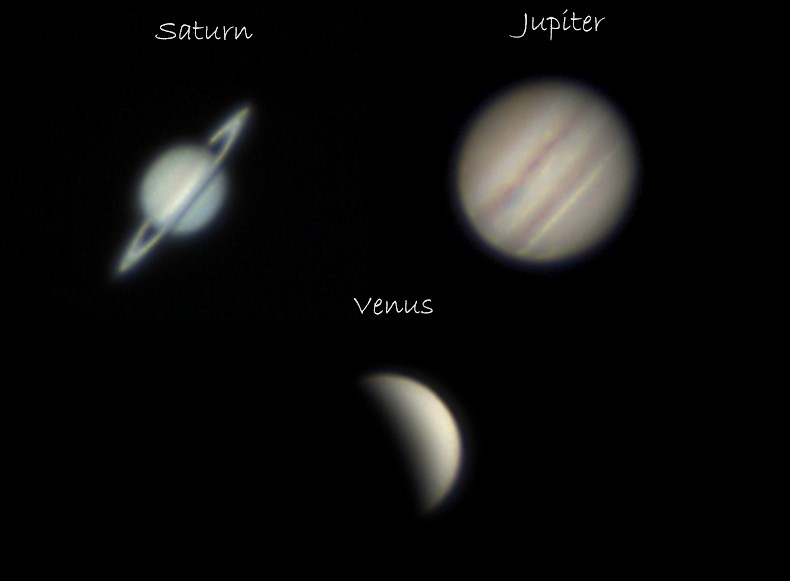 Planeten 3er im 6 Zöller