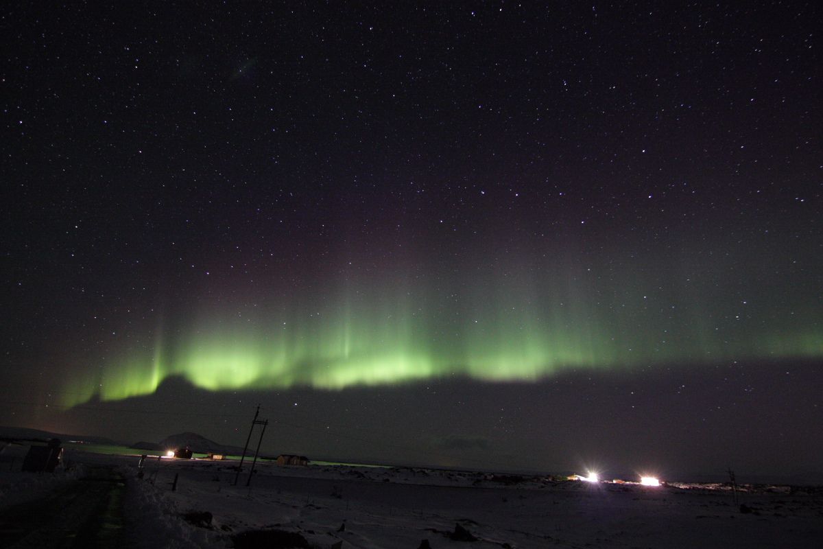 Polarlichter über Island (II)