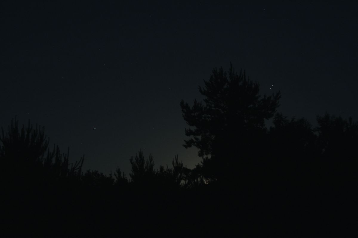 Porrima, Mond, Saturn