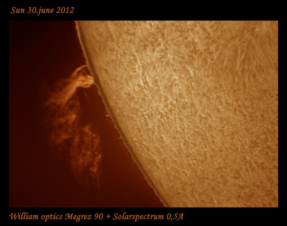 Prominence  30.6.2012