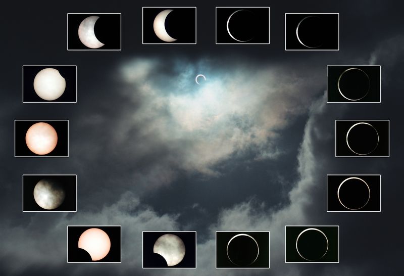 Ringförmige Sonnenfinsternis