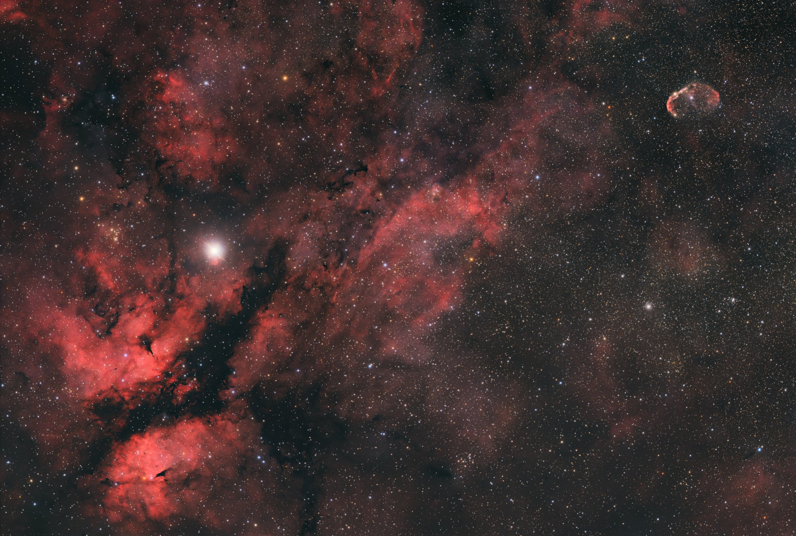 Sadr-Region / IC1318 / NGC6888 / M29 / IC4996 / NGC6910
