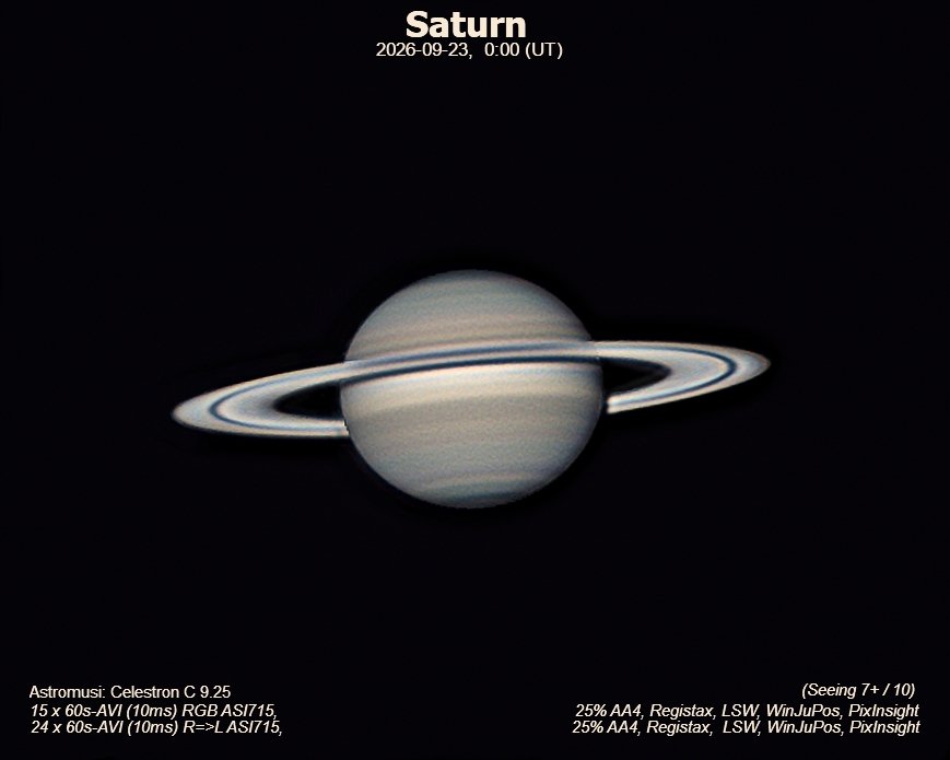Saturn 26-09-23, 0:00 (UT)