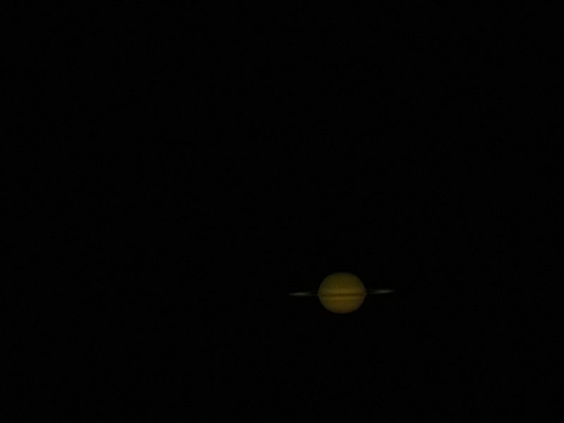 Saturn gestern Abend neu bearbeitet