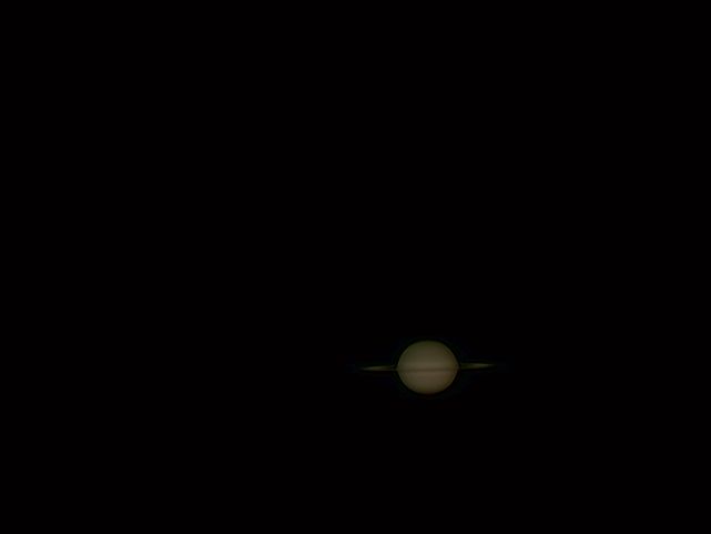 Saturn gestern Abend