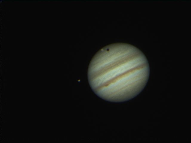 Schattenwurf auf Jupiter