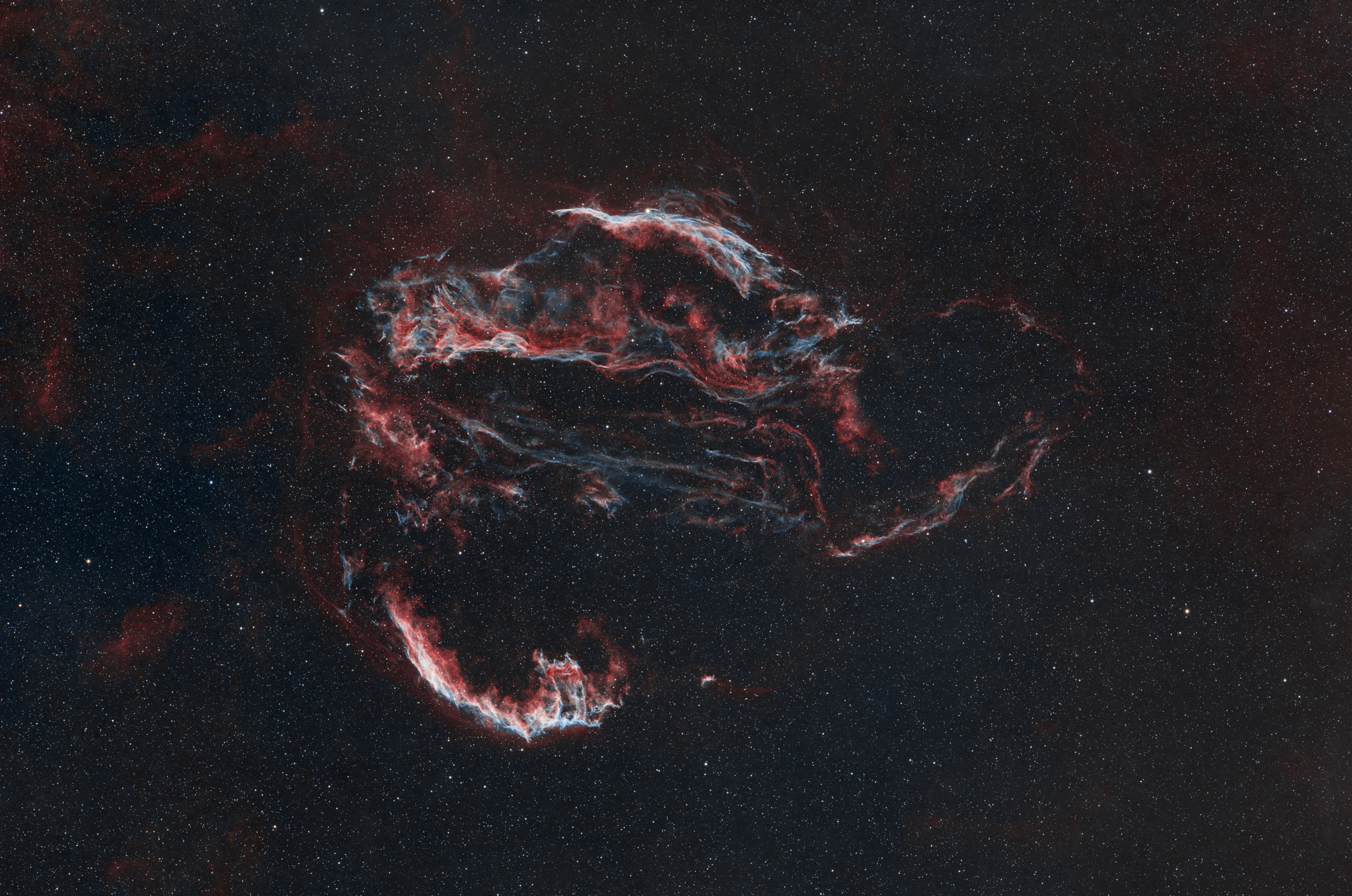 Sh2-103 - Schleiernebel (Cygnusbogen) im Weitfeld
