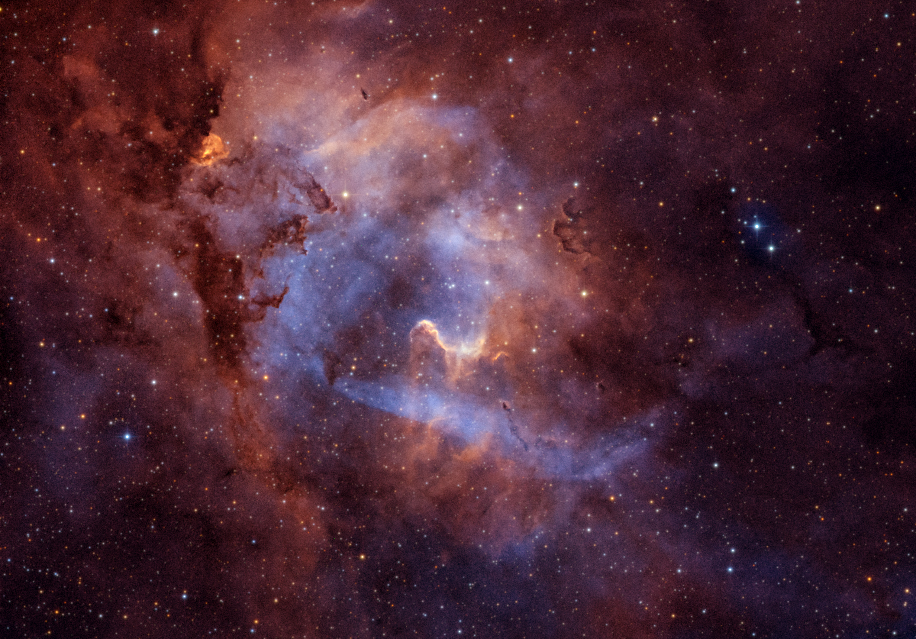 Sh2-132 close-up