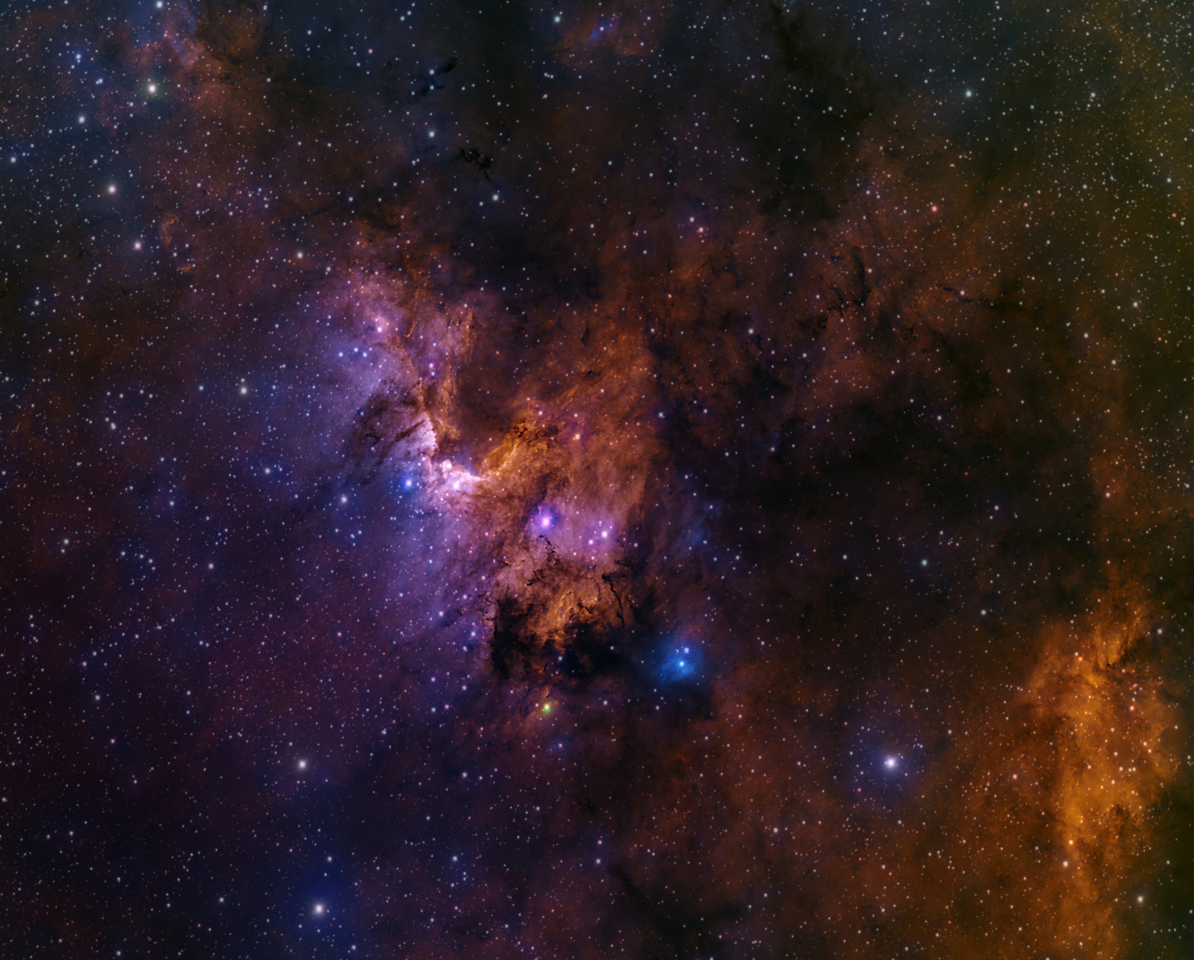 SH2-155 Cave Nebula - Überarbeitung