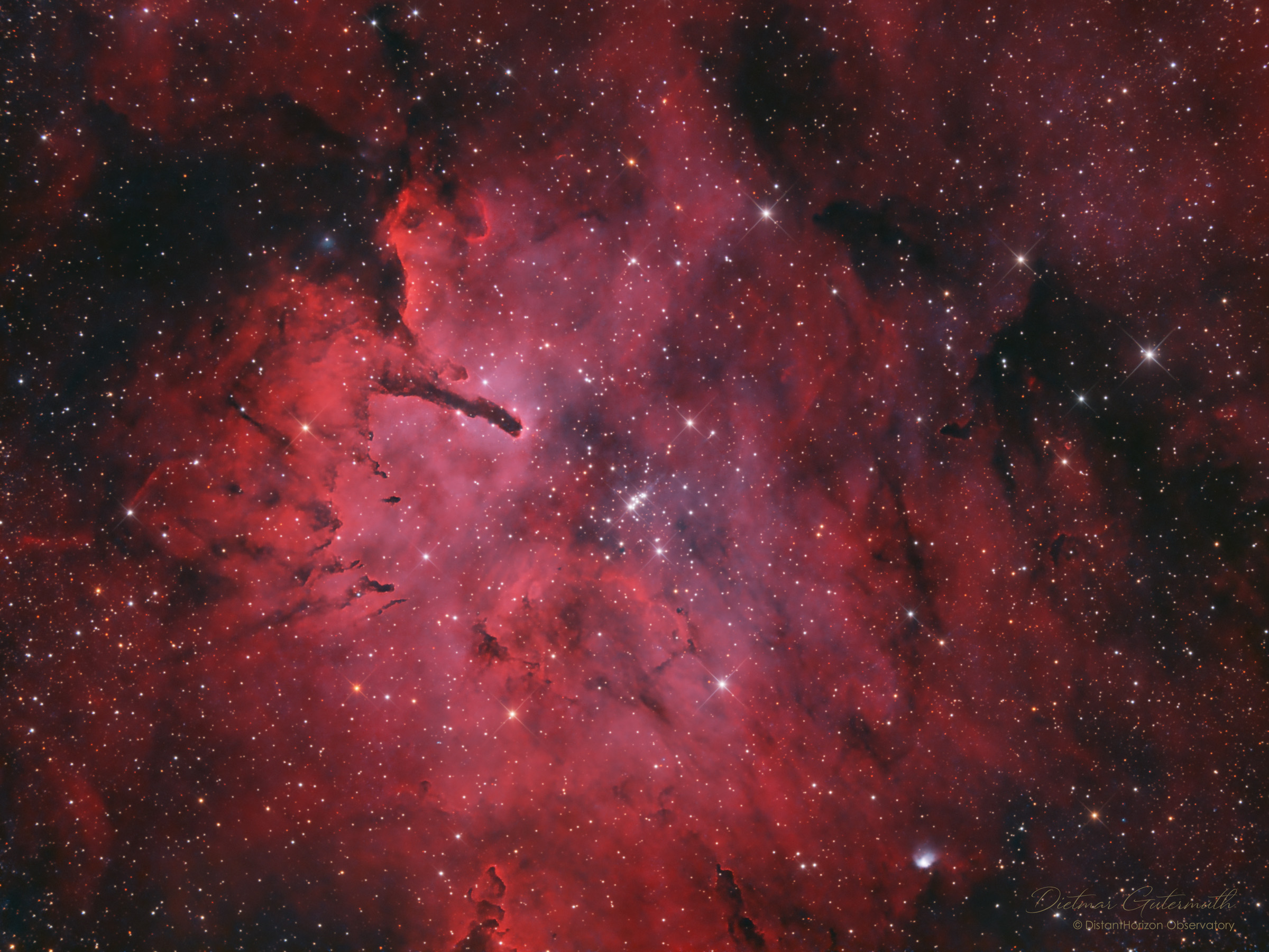 Sh2-86, NGC 6820 und NGC 6823