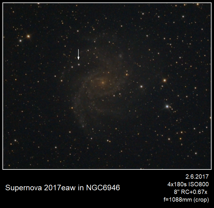 SN 2017eaw in NGC6946