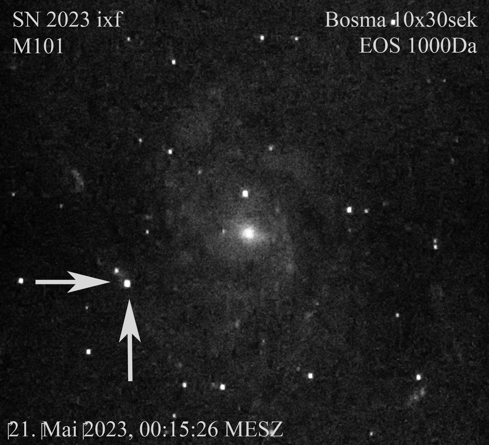 SN 2023ixf | Forum Astronomie.de