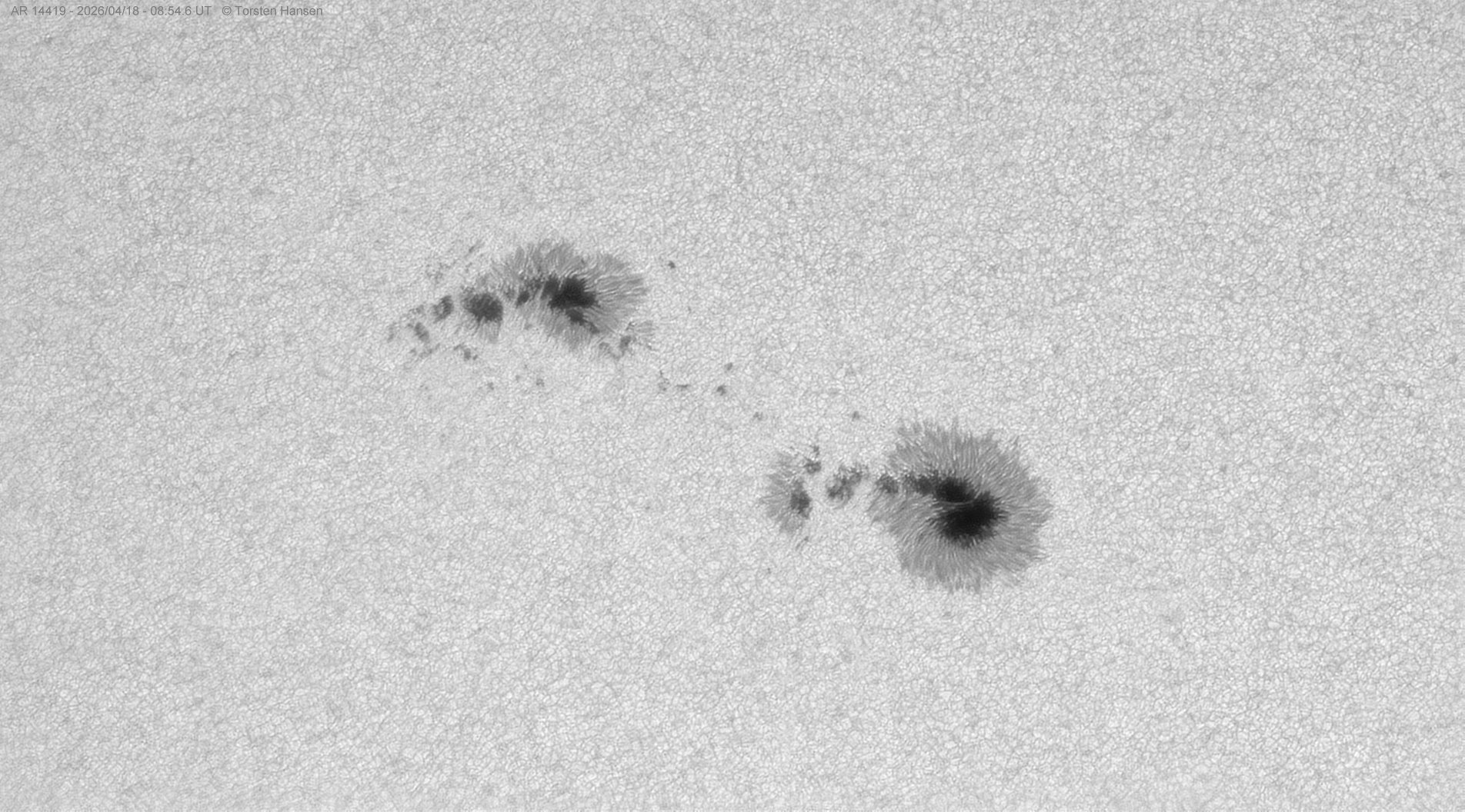 Sonne 18.04.2026 - AR 14419