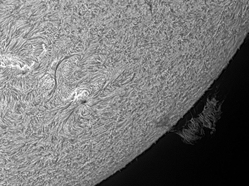 Sonne am 170413