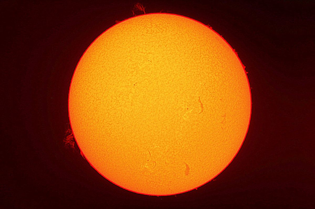 Sonne H-Alpha am 4.6. (Nachzügler)